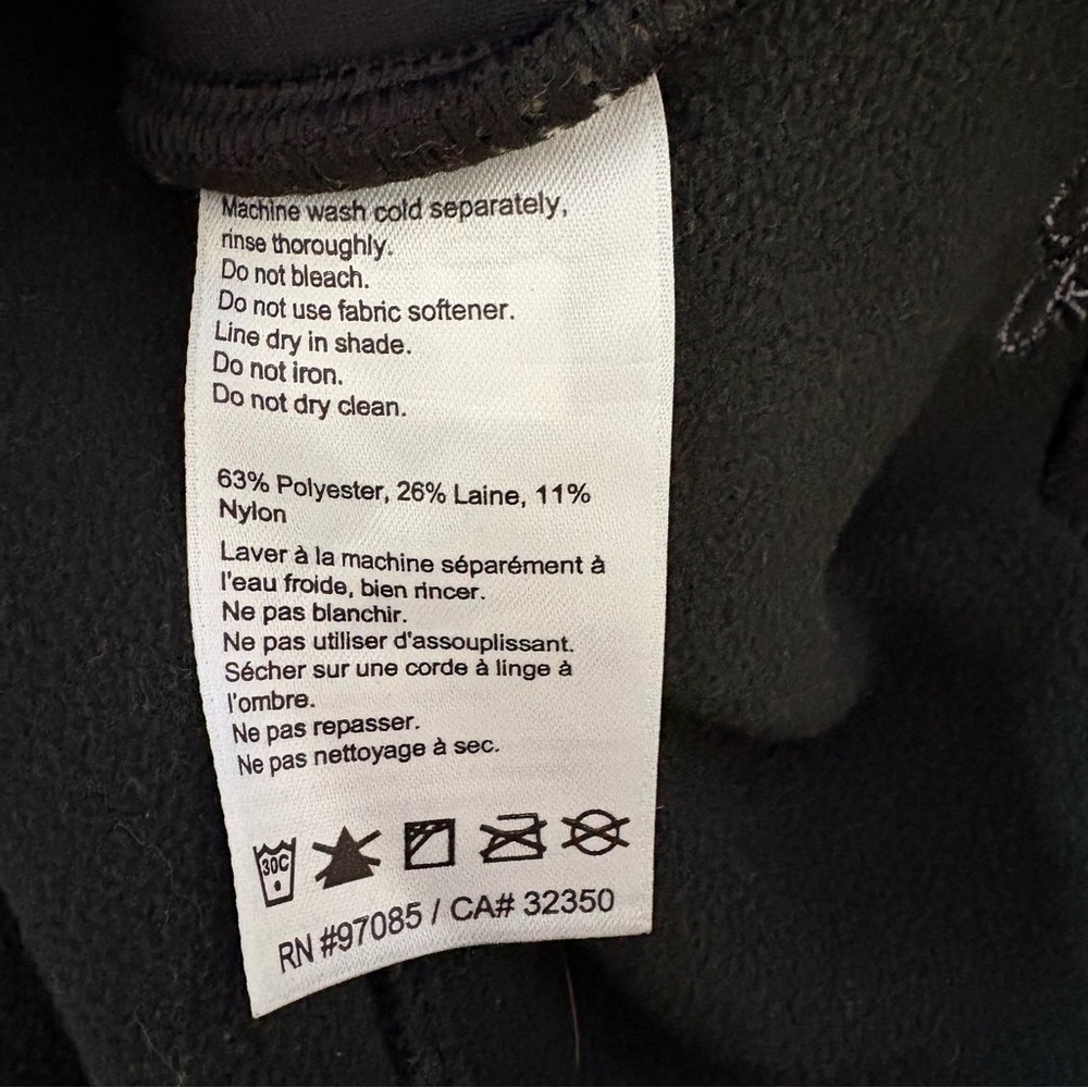 Outdoor Research Womens Flurry Jacket Small Forest Green Black Fleece Wool Warm - Picture 8 of 9